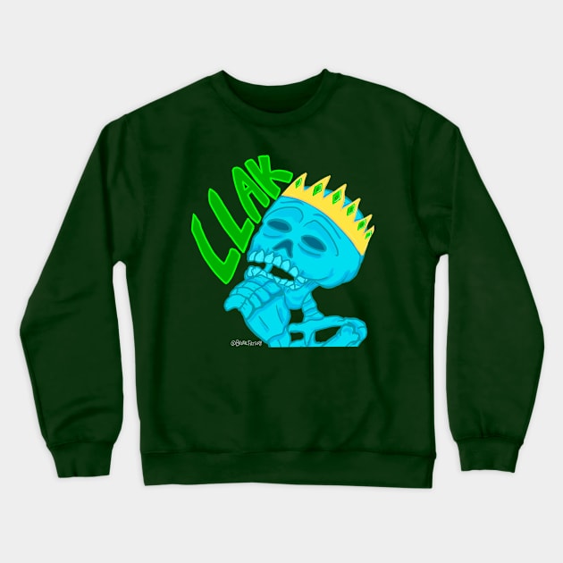 Laughing Like A King Crewneck Sweatshirt by Brutal Fattery